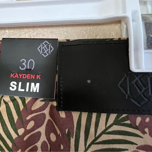 Kayden K Men's Tropical Leaf Shorts Size 30 - Picture 6 of 7